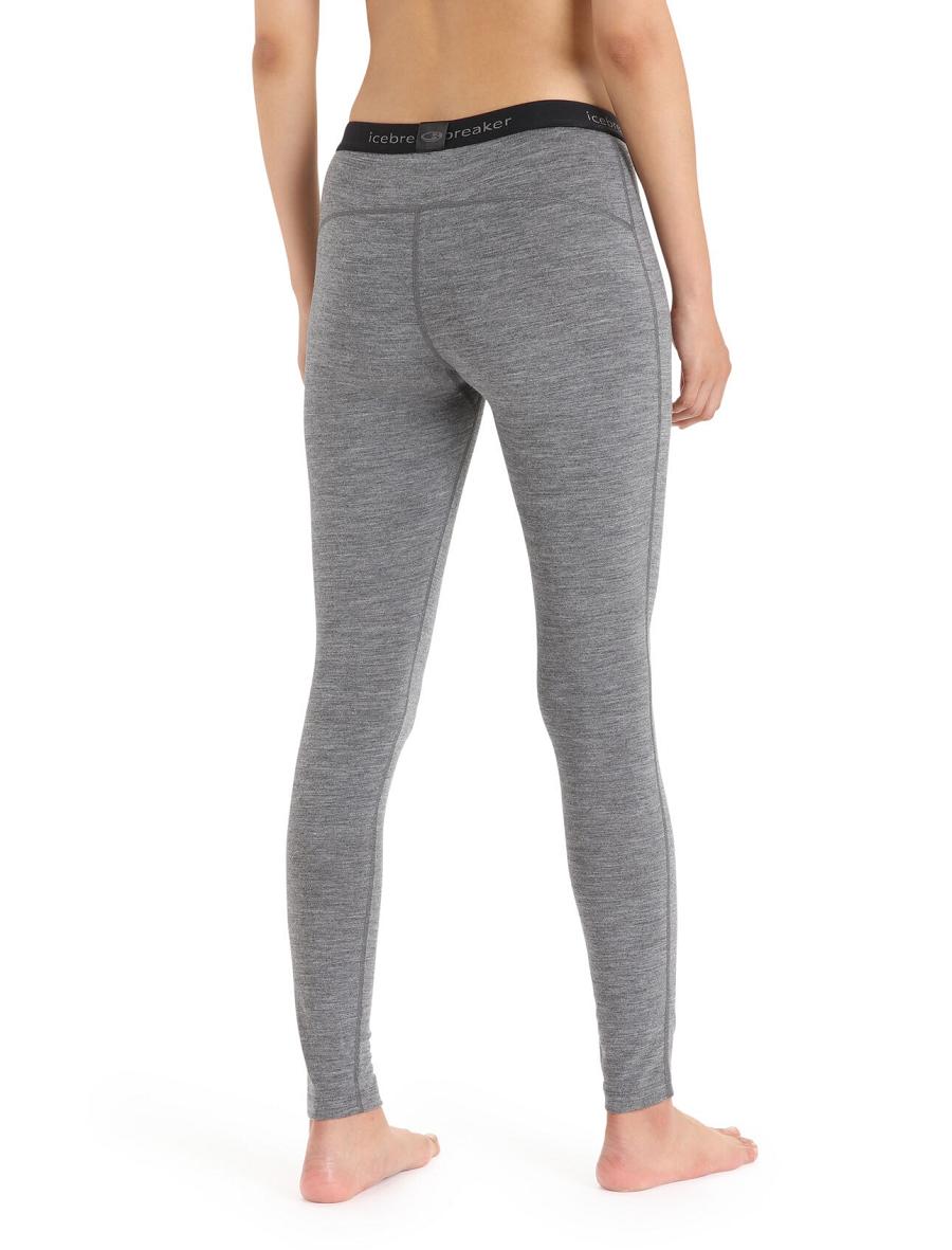 One Piece & Sets Icebreaker Merino 200 Oasis Thermal Leggings Damskie Szare | PL 1176PJJQ